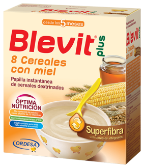 Papilla Plus 8 Cereals with Honey Superfiber