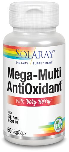 Solaray Antiox Mega Multi 60 Vegetable Capsules
