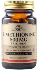 L-Methionine 500 mg 30 Vegetable Capsules