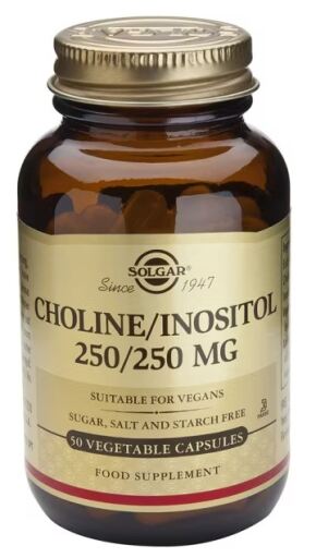 Choline Inositol 250/250 mg 50 Capsules