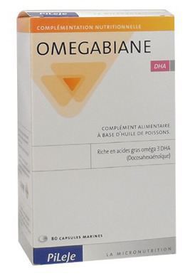 Pileje Omegabiane DHA 80 capsules