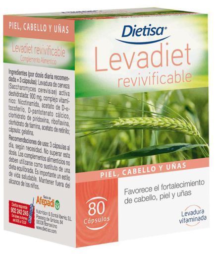 Dietisa LevaDiet Revivificante 80 Capsules