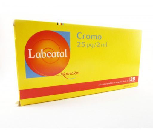 Labcatal Oligosol Chrome 25 pg 28 Ampoules