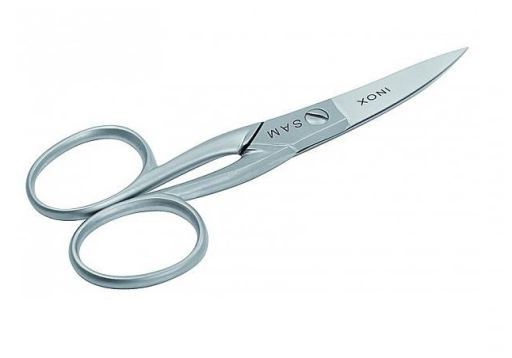 Stainless steel curved cuticle scissors ""