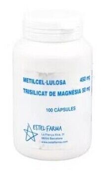 Estel-Farma Methylcellulose - Magnesia Trisilicate 450/50 mg 100 capsules