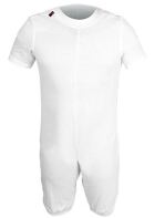 Sanitized Anti-Diaper Pajamas, All Short, White, S
