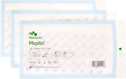 Sterile Dressing 10 cm x 18 cm 3 Units