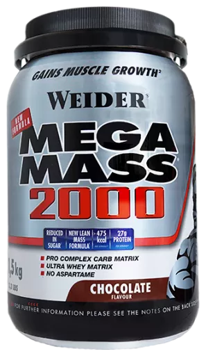 Weider Mega Mass 2000 with15000 g