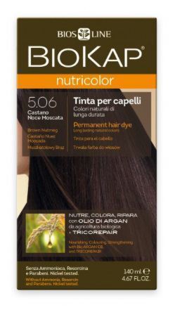 Biokap Nutricolor Hair Dye 5,06 Chestnut Nutmeg 140 ml