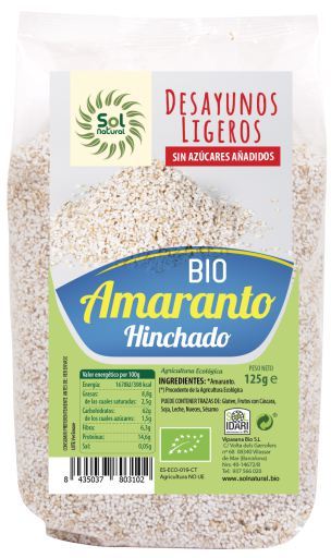 Puffed Amaranth Bio 125 gr