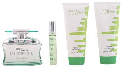 Sex In Town Kiss Me Eau De Perfume 100Ml Vapo. + Body Milk 200ml + Gel 200ml + Eau De Perfume 20Ml V
