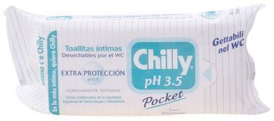 Chilly Protect Intimate Wipes 12 Units