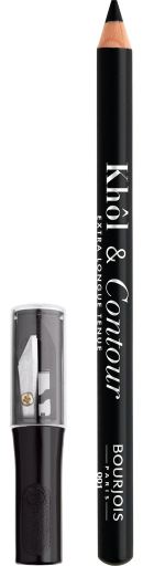 Bourjois Paris Kohl&Contour Eyeliner and Pencil Sharpener Black 1.2 gr