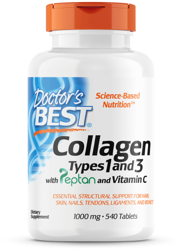 Collagen Types 1 & 3 With Peptan 1000 mg 540 Tablets