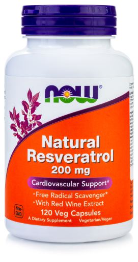 Natural Resveratrol 200 mg 120 Capsules