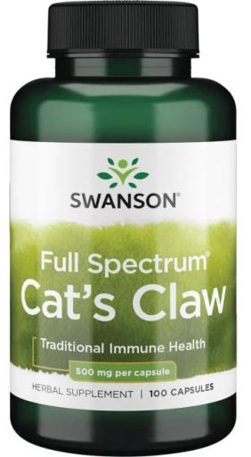 Cat'S Claw 500 mg 100 Capsules