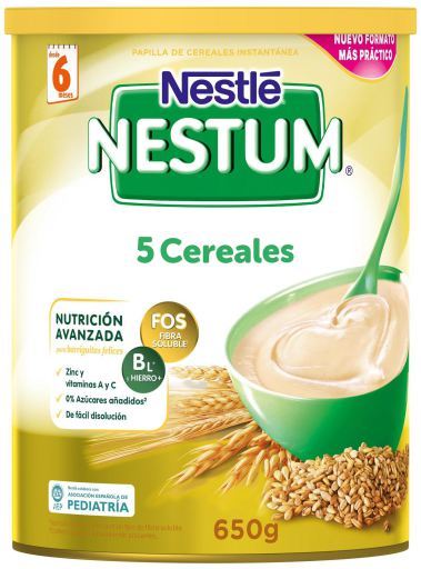 Nestum 5 Cereals 6 Months 650 gr