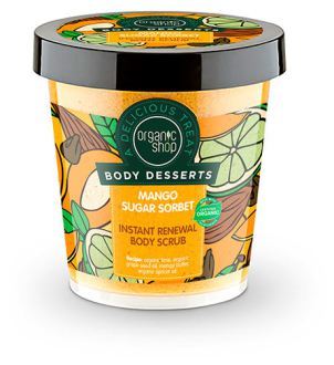 Organic Shop Mango Sugar Sorbet Renewal Body Scrub 450 ml