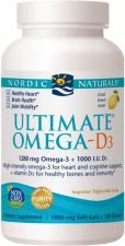 Ultimate Omega D3 Lemon 120 Softgels