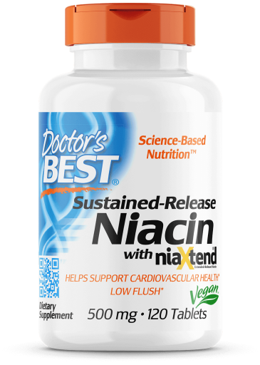 Timerlease Niacin with niaXtend 500 mg 120 Tablets