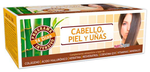 Nutriorgans Hair, Skin and Nails 14 Vials of 10 ml