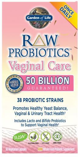 Raw Probiotics Vaginal Care 30 Veggie Capsules