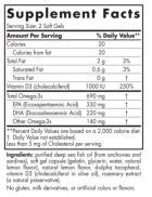 Omega 3D Lemon 1000 mg 60 Softgels