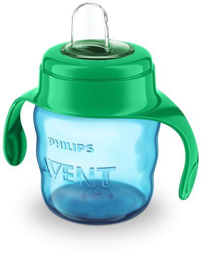 Avent Infantile Glass with Green Soft Mouthpiece 200 ml
