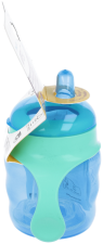 Infantile Glass with Green Soft Mouthpiece 200 ml