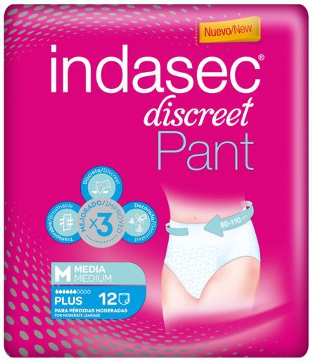 Discreet Pants Plus Panties 12 pcs
