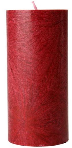 Red Pillar Candle