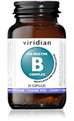 Viridian Co-Enzyme B Complex 30 Vegetarian Capsules