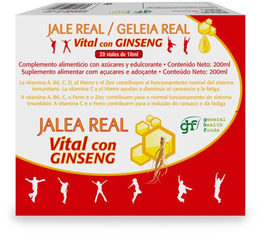 Royal Jelly with Ginseng 20 Phials 10 ml