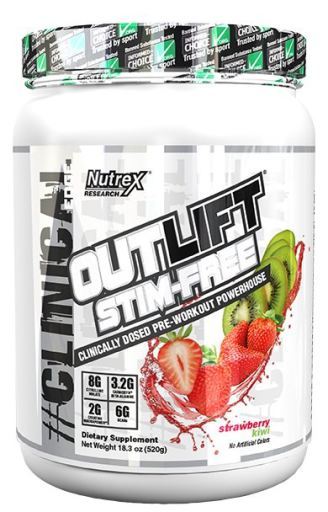 Outlift Stim Free Strawberry Kiwi 520 g