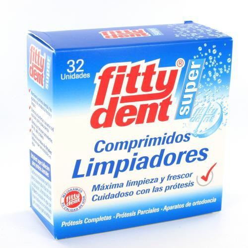 Fittydent Super Compressed Cleaners 32 Units