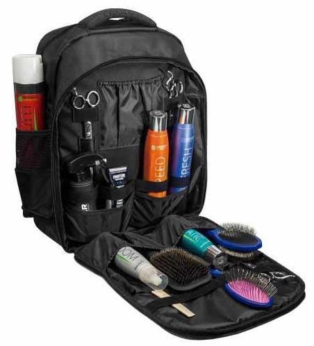 Black Multifunctional Hairdressing Backpack