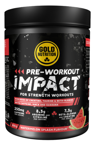 GoldNutrition PreWorkout Impact Watermelon 400 gr