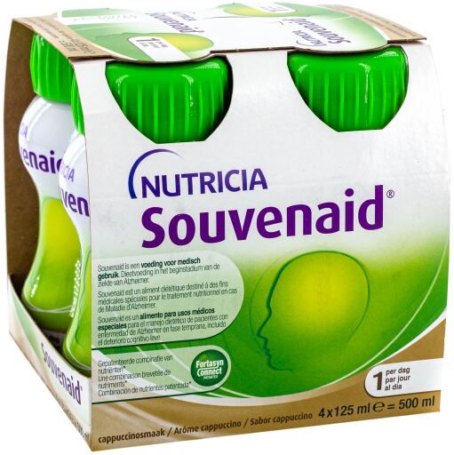 Nutricia Souvenaid Cappuccino 4 x 125 ml