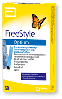 Freestyle Optium Glucose Test Strips 50 Strips