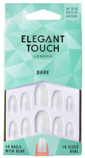 Bare Oval False Nails 48 pcs