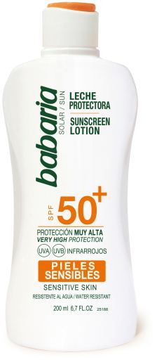 Babaria Sunscreen Milk for Sensitive Skin SPF50