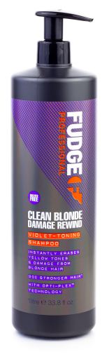 Fudge Clean Blonde Damage Rewind Violet-toning Shampoo