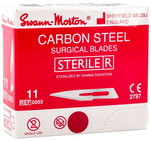 Swann Morton Scalpel Blades 100 Units