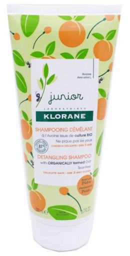 Klorane Junior Peach Shampoo 200 ml