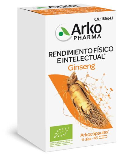 Arkopharma Arkocapsules Ginseng 45 Capsules