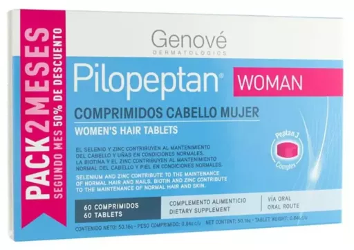 Genov&eacute; Pilopeptan Anti-Hair Loss Dietary Supplement 60 Tablets