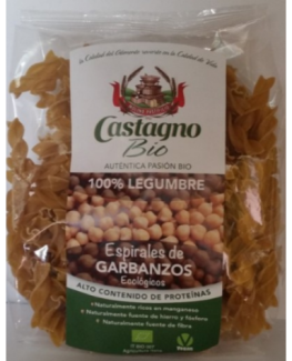 Castagno Spirals 100% Organic Chickpeas 250 gr