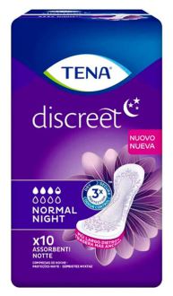 Normal Discreet Night Pads 10 units