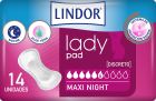 Lady Pad Maxi Night 6 Drops 14 Units