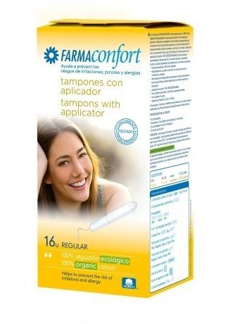 100% Cotton Regular Tampons 16 pcs